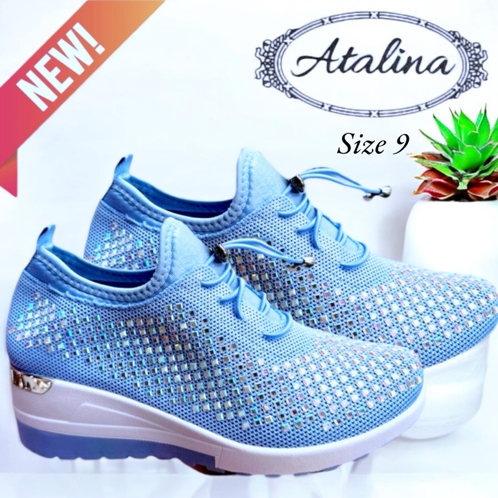 New Atalina Harper Summeri Light Blue Sneakers